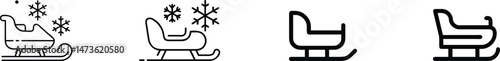 Icon of a Car in Snow – Winter Weather Vehicle, Snow-Covered Car Symbol for Seasonal Travel, Road Safety, Cold Climate Driving, Automotive Alert, and Weather Forecast