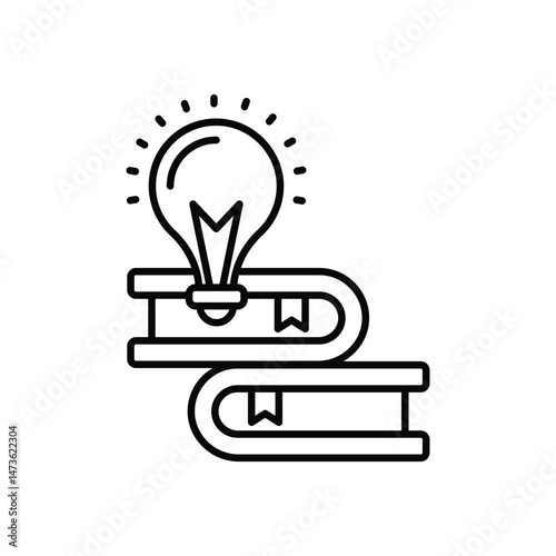 Knowledge Base icon vector stock illustration