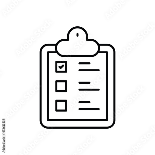 Service Request icon vector stock illustration