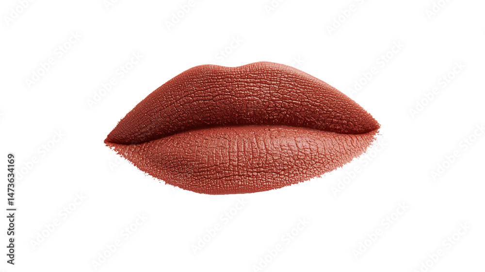 Beautiful, well-defined lips in a rich brown hue, perfect for beauty products and cosmetic promotions. Beautiful, well-defined lips in a rich brown hue, perfect for beauty products and cosmetic promotions.