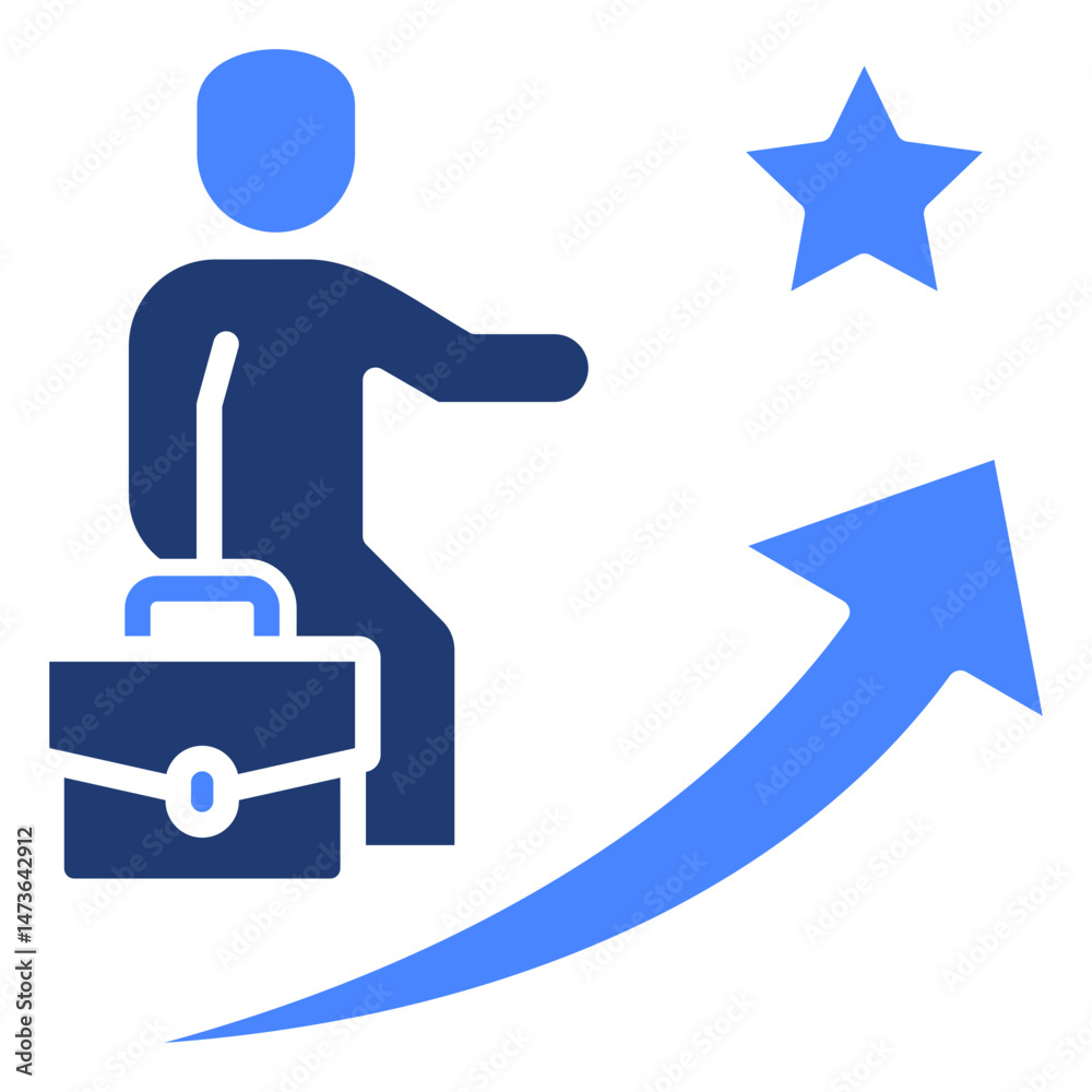 Obraz premium Career Goal Icon