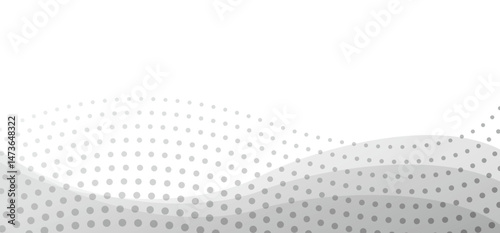 ドット線のある波型背景素材