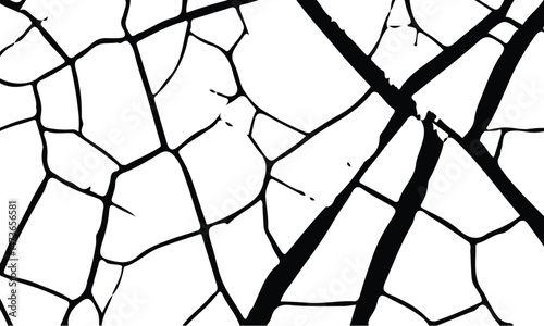 White black grey concrete wall, floor with cracks, texture background, cracked paint