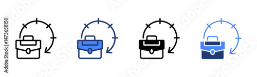 Work Experience icon sheet multiple style collection