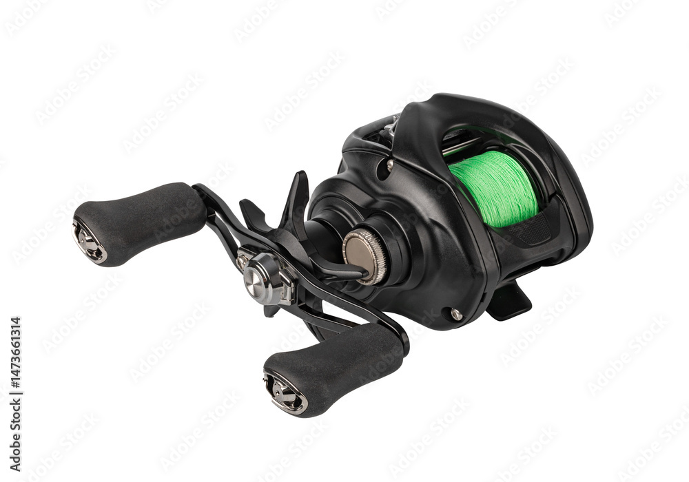 Obraz premium casting fishing reel