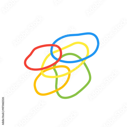 colorful rubber bracelets