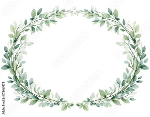 laurel wreath vector illustration