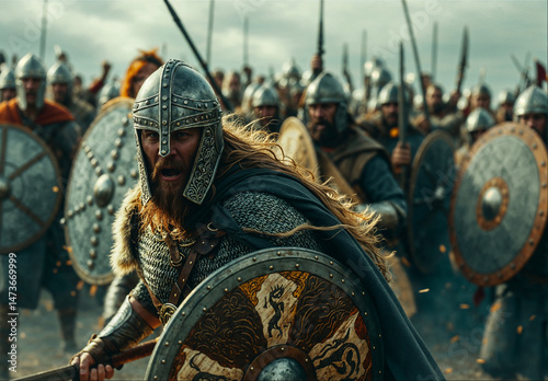 Warrior of the North in Mid Battle Cry