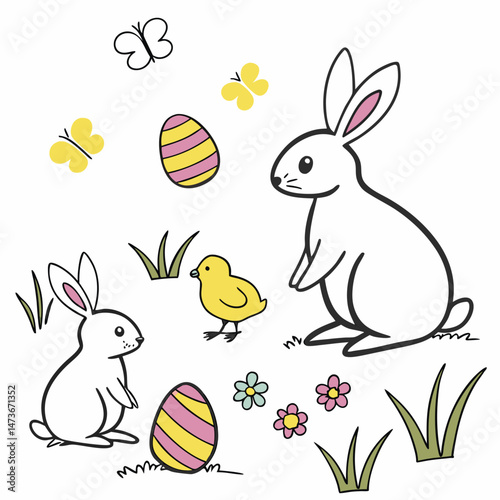 happy-easter-set-of-doodles-vector-image-with-whit (40).eps