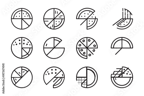 Paratha Minimalist Indian Bread Illustration