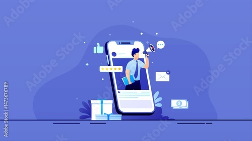 Social Media Marketing and Advertising, 2D Animation Explainer Video for Digital Promotion