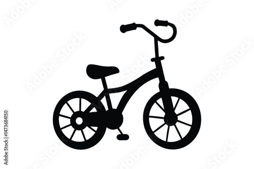 Bicycle silhouette Vector illustration