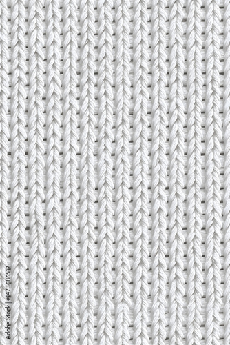 Wallpaper Mural White sweater seamless texture of knitted  textile material background Torontodigital.ca