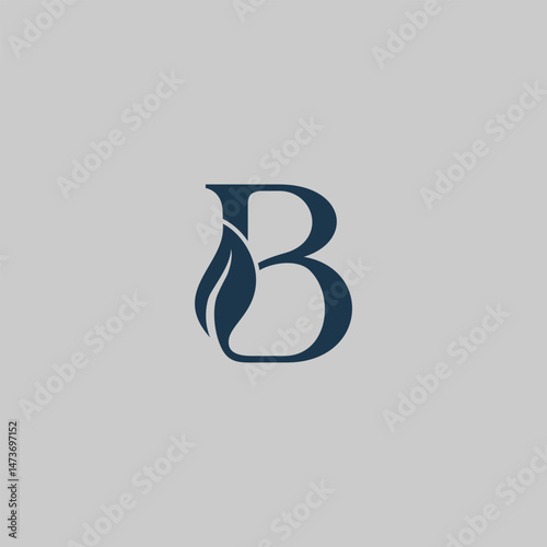 Elegant and modern logo design featuring the letter 