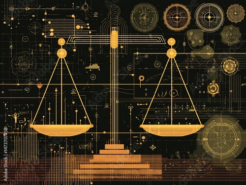 Digital Justice: A Technological Interpretation of Legal Balance and Fairness