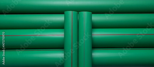 PPR Green Plastic Pipe Bangladesh, PVC Precision, Green Industrial Order