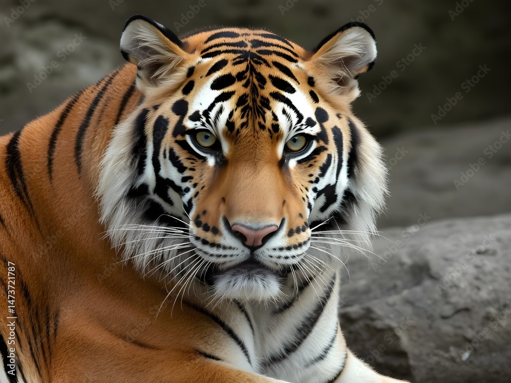 Fototapeta premium portrait of a bengal tiger