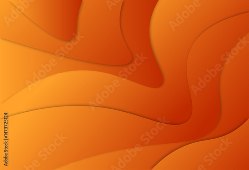 Liquid background with Orange color combination