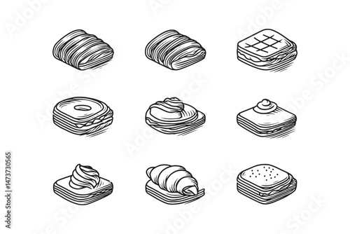 Pulse Generator Icon in Line Art