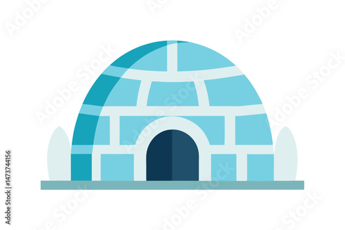 Premium Vector Illustration of Igloo