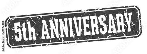 5thANNIVERSARYGeared25StampL1Black.eps