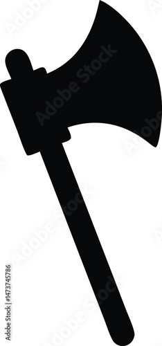 Axe icon vector illustration isolated on white background.