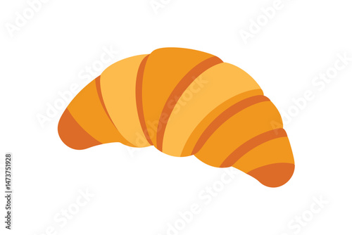 Free Sweet Croissant Design Vector for Print