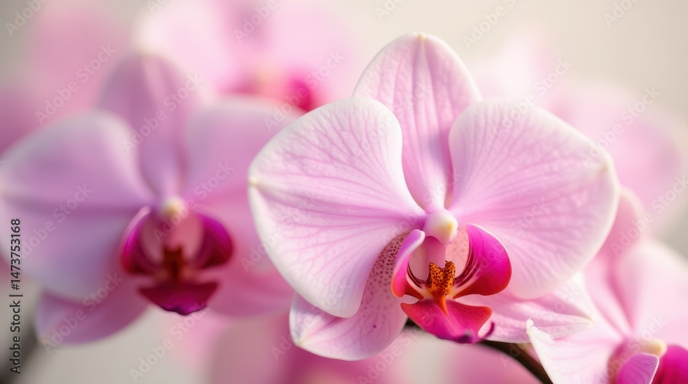 Obraz premium pink orchid flower