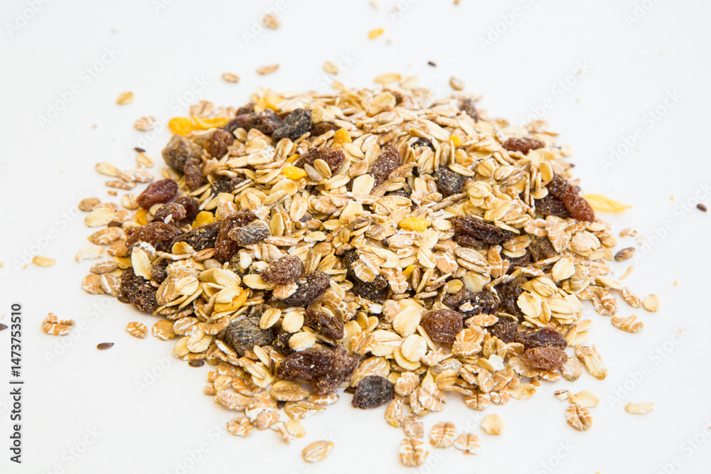 pile of muesli
