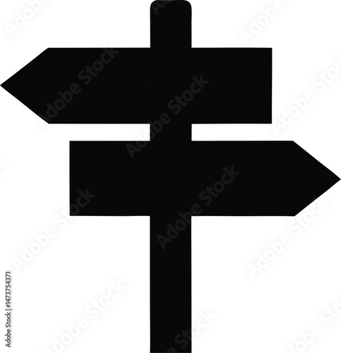 Wallpaper Mural Directions icon Isolated flat vector in outline Torontodigital.ca
