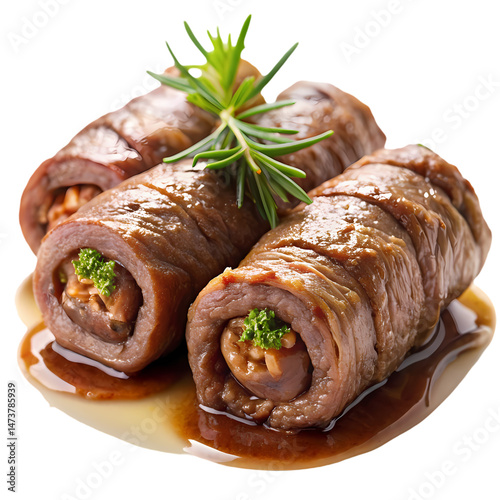 Delicious Beef Roulade Recipe Easy Steps  Tasty Results isolated on transparent background