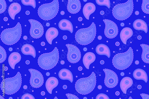 Persian tradition a royalty paisley. Design meadow with striped curly. Ethnicity ethnic by ornamental boteh.