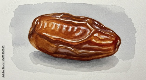 Gleaming watercolor date artful realism