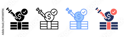 Stimulus icon sheet multiple style collection