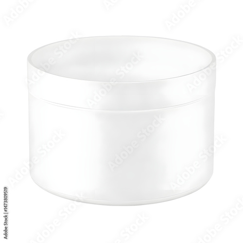 cosmetic cream box  transparent background