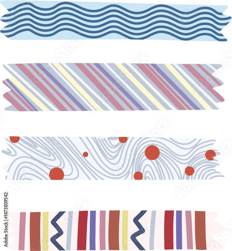 Colorful Washi Tape Collection