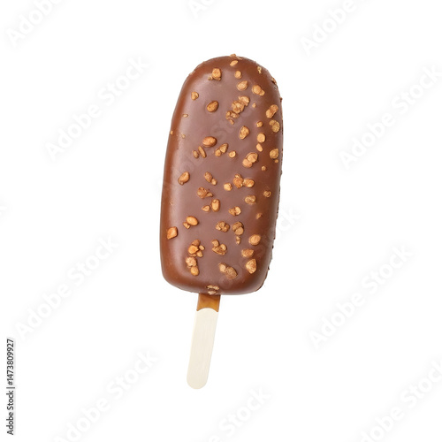 chocolate ice cream  transparent background