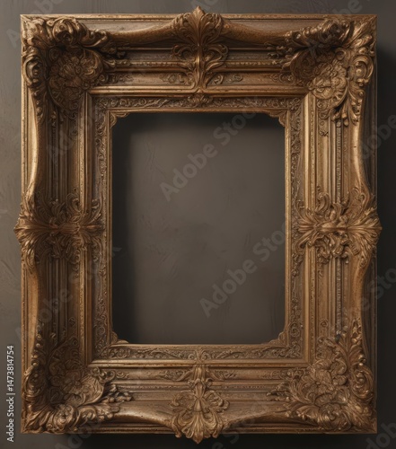 Intricate gilded frames, ornate details, aged patina ,  gilt,  intricate