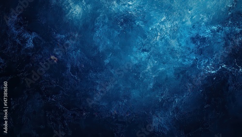 Deep, textured, dark blue surface with subtle patterns