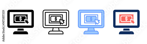 Ppc icon sheet multiple style collection
