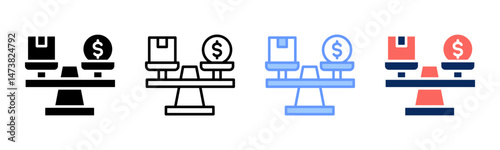 Equilibrium icon sheet multiple style collection