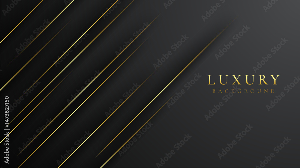 Abstract black and gold luxury vector background with abstract gold dots and shining golden lines. Abstract black and gold luxury vector background with abstract gold dots and shining golden lines.