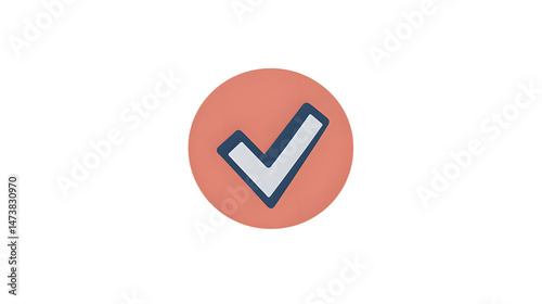 Free Download A Simple Checked Icon Representing Confirmation in Modern Digital Design for User Interfaces - GFXLoad