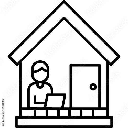 Remote Work Policy Icon