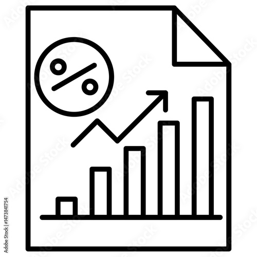 Inflation Rate Icon