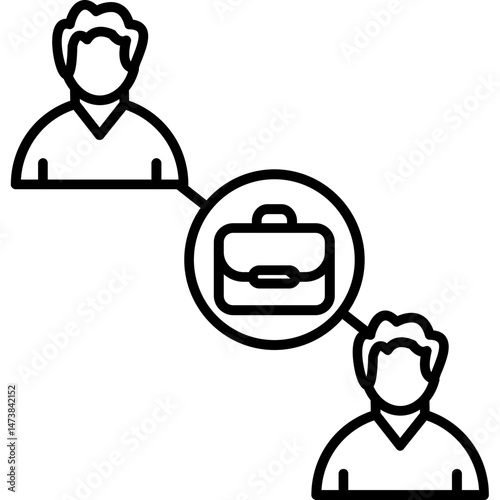 Outsourcing Icon