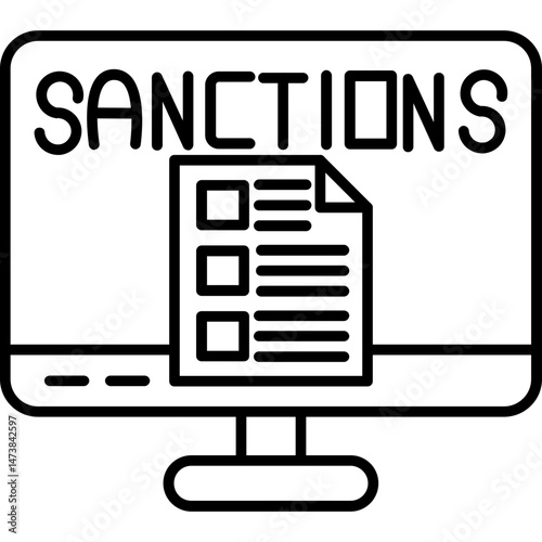 Economic Sanctions Icon