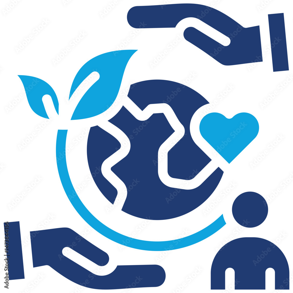 Naklejka premium Social Responsibility icon