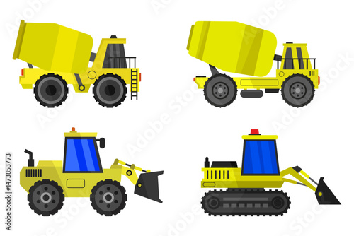 Means of transport for construction photo