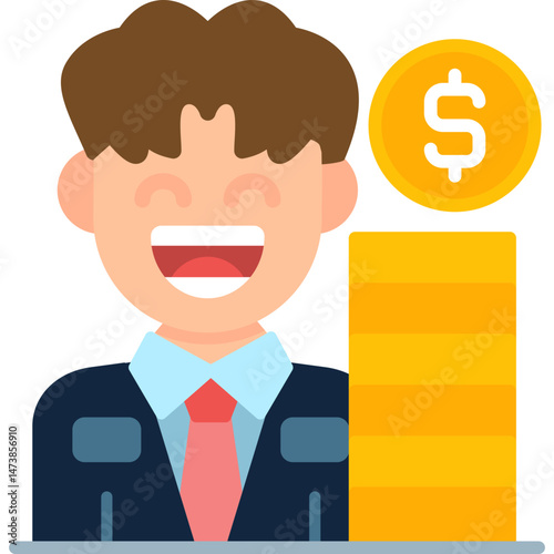 Creditor Icon Vector Element